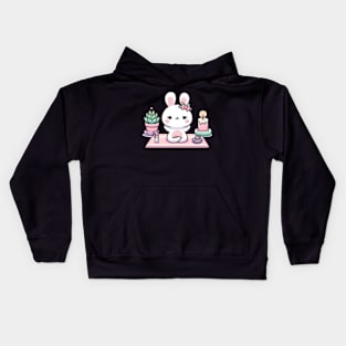 Yoga Bunny Kids Hoodie